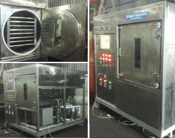 Dự án nghiên cứu chế tạo hệ thống sấy thăng hoa DS-10 cấp nhiệt cho quá trình bằng thiết bị hồi nhiệt của bơm nhiệt